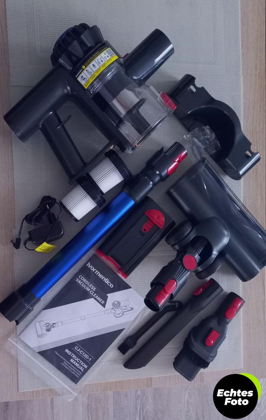 akku-staubsauger-blau-50mins-40kpa-450w-gee-led-bodenbuerste-foto-2